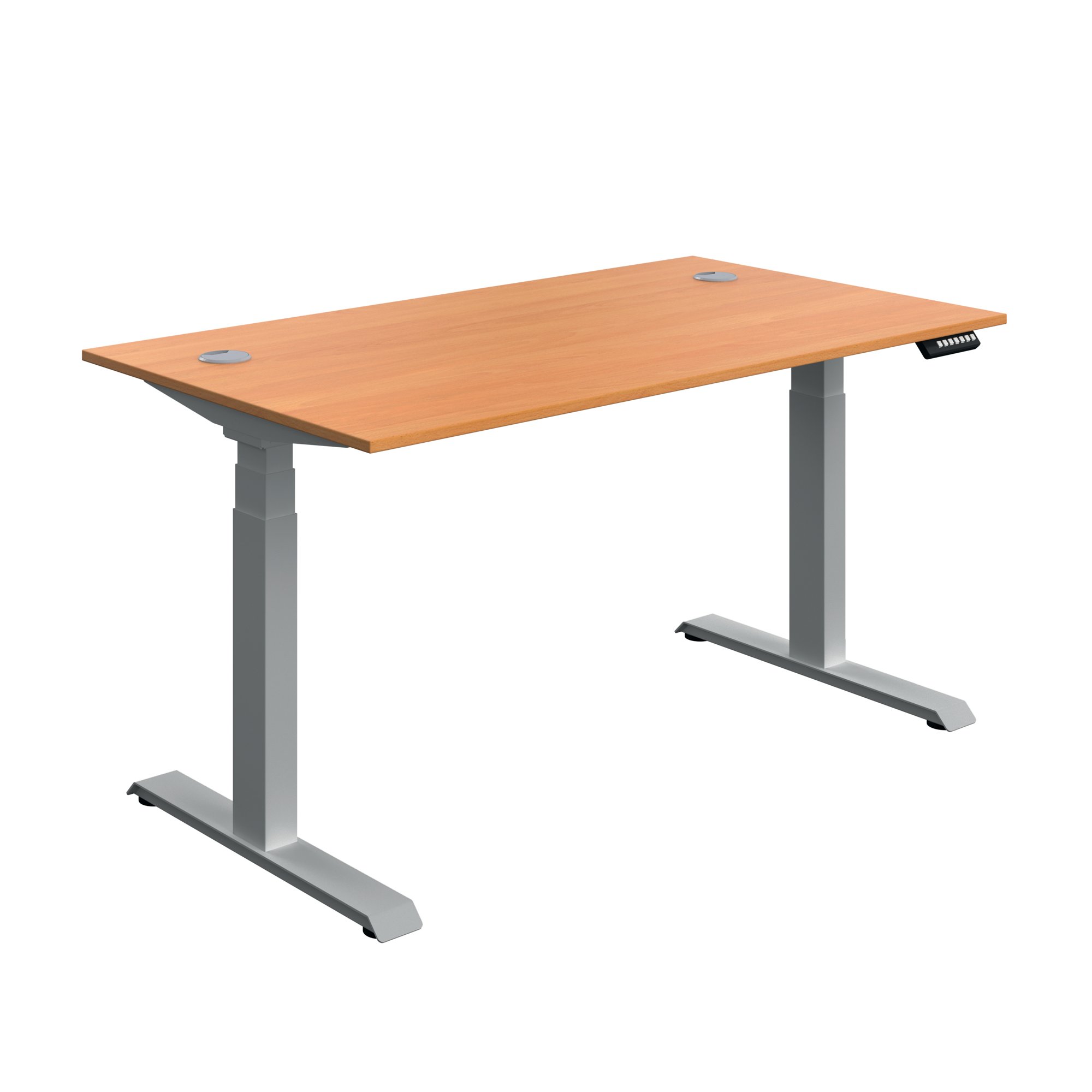 MODARA DM SIT/STAND DSK 1400 BCH/SLV