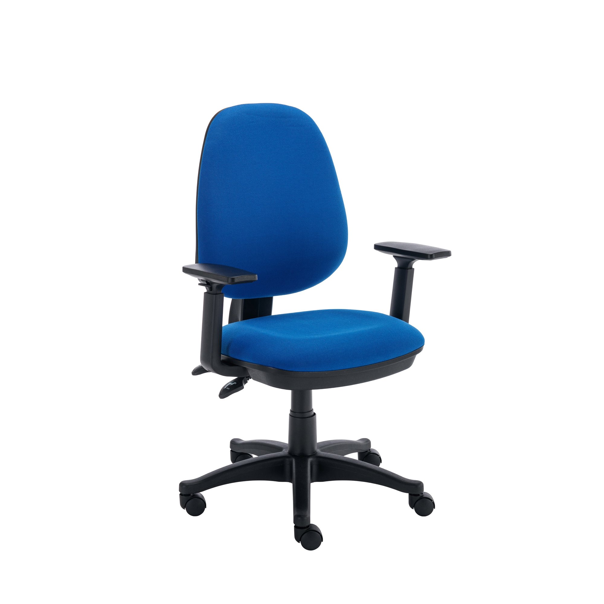 2 LEVER OPTR CHAIR RBLU WTH ADJ ARMS