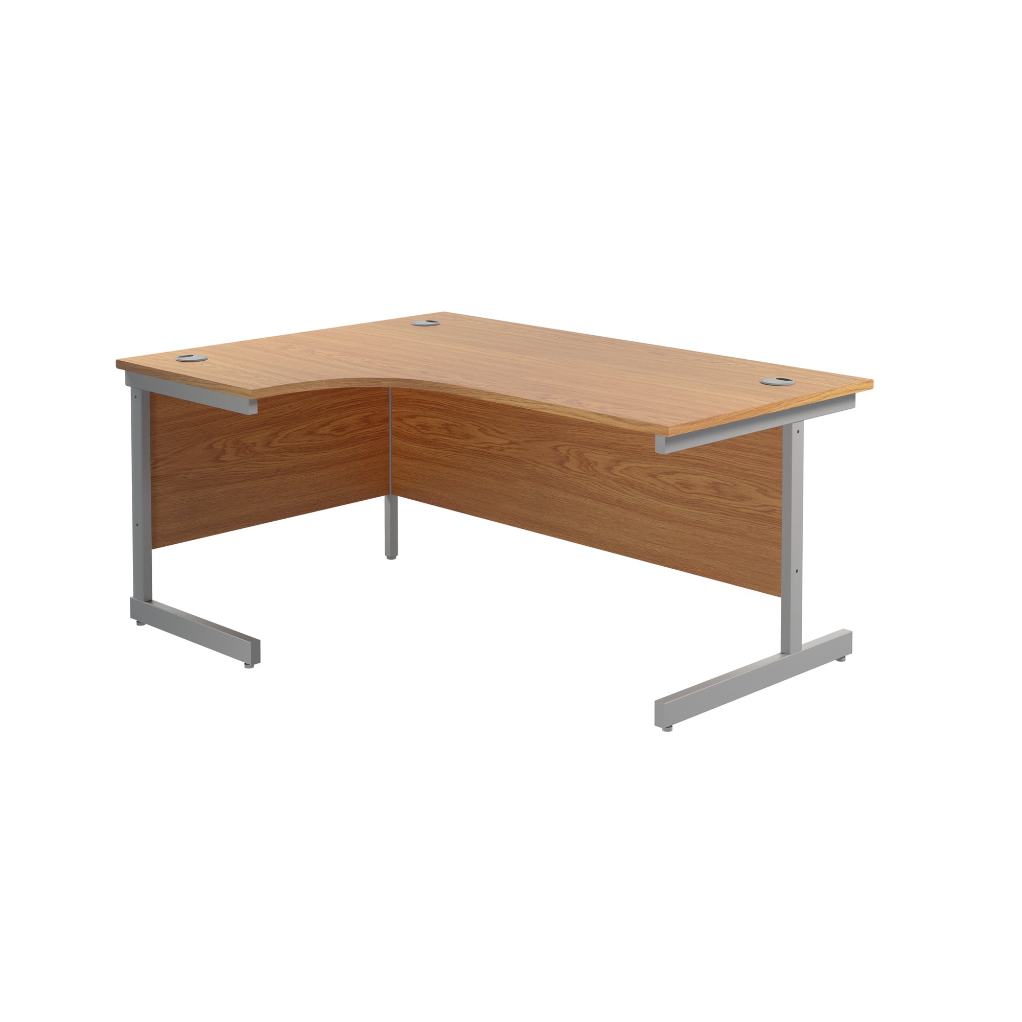 JEMINI RDL LH CANTILEVER DESK N/OAK