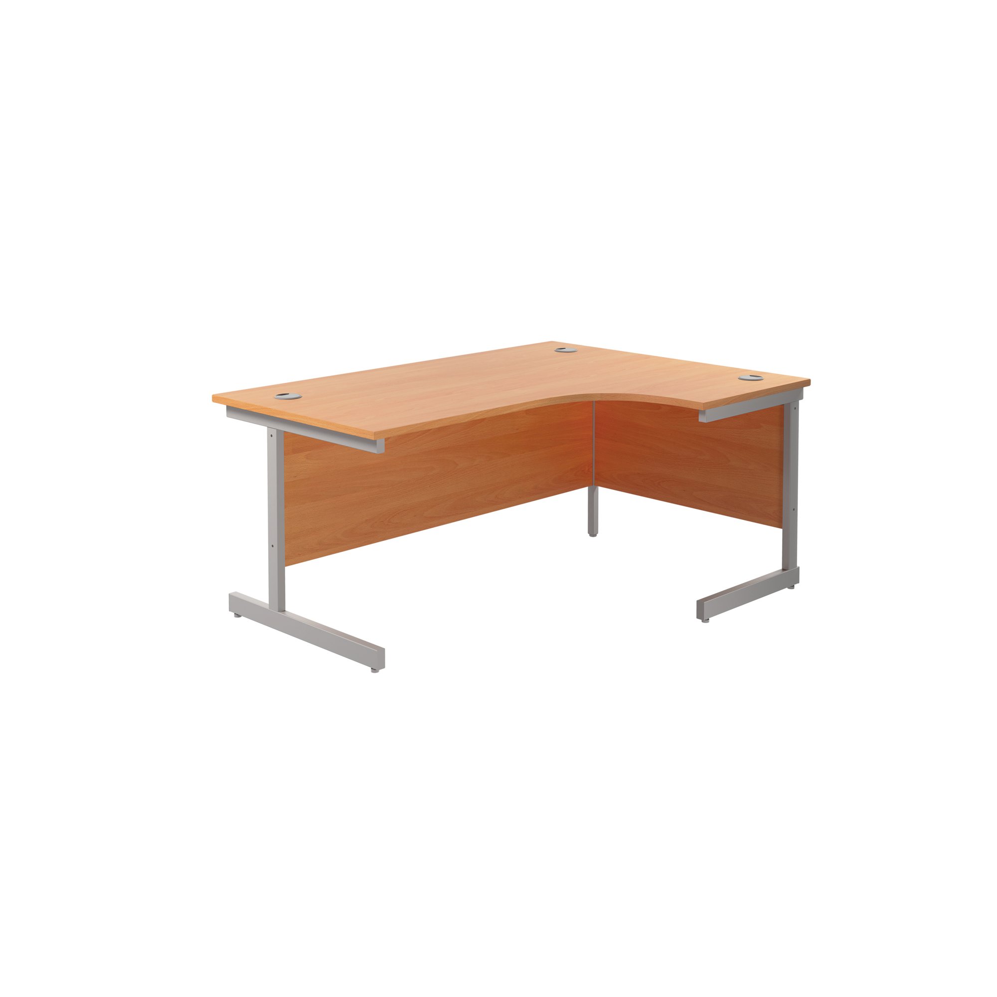 JEMINI RDL RH CANTILEVER DESK BEECH