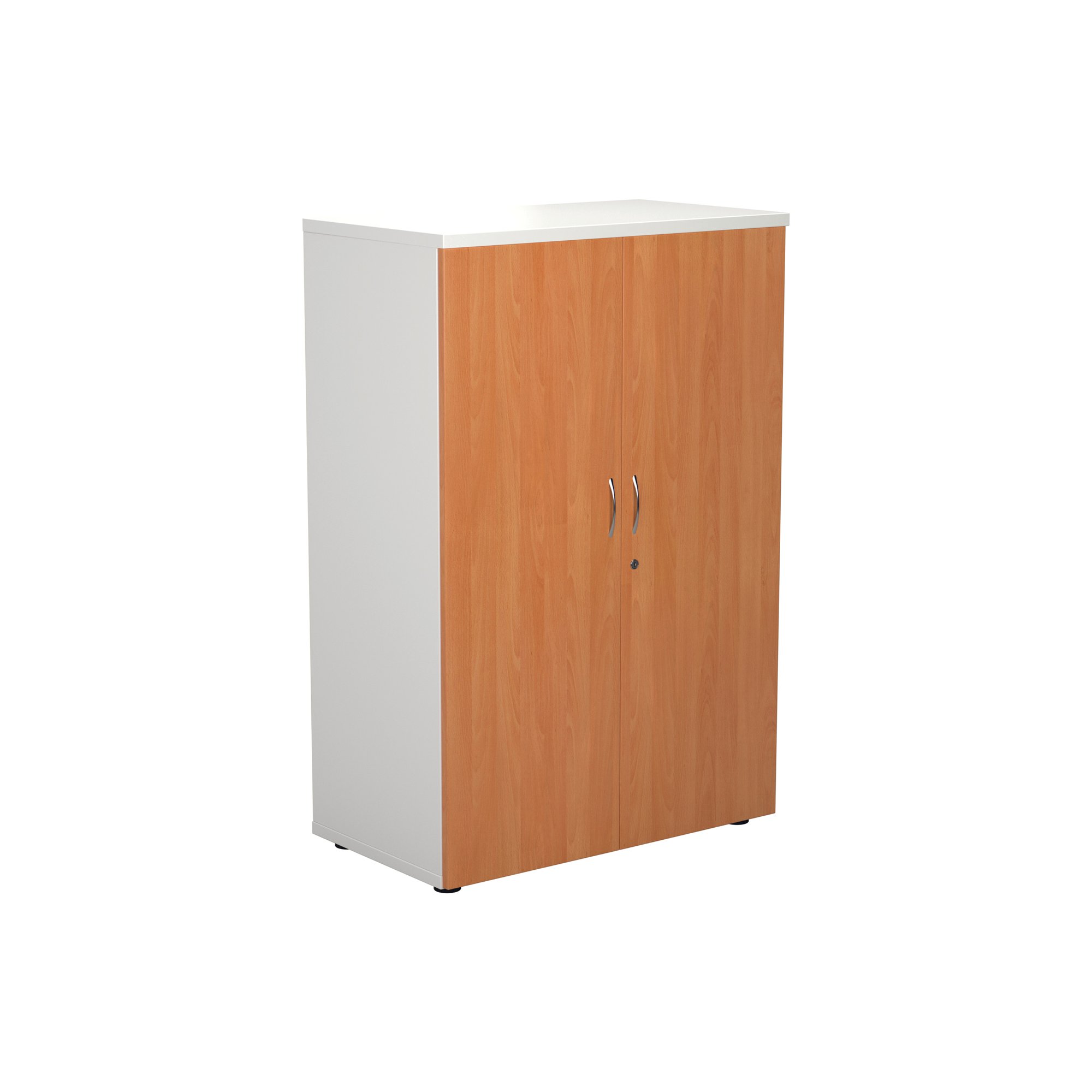JEMINI WDN CUPBOARD 1200 WHITE/BEECH
