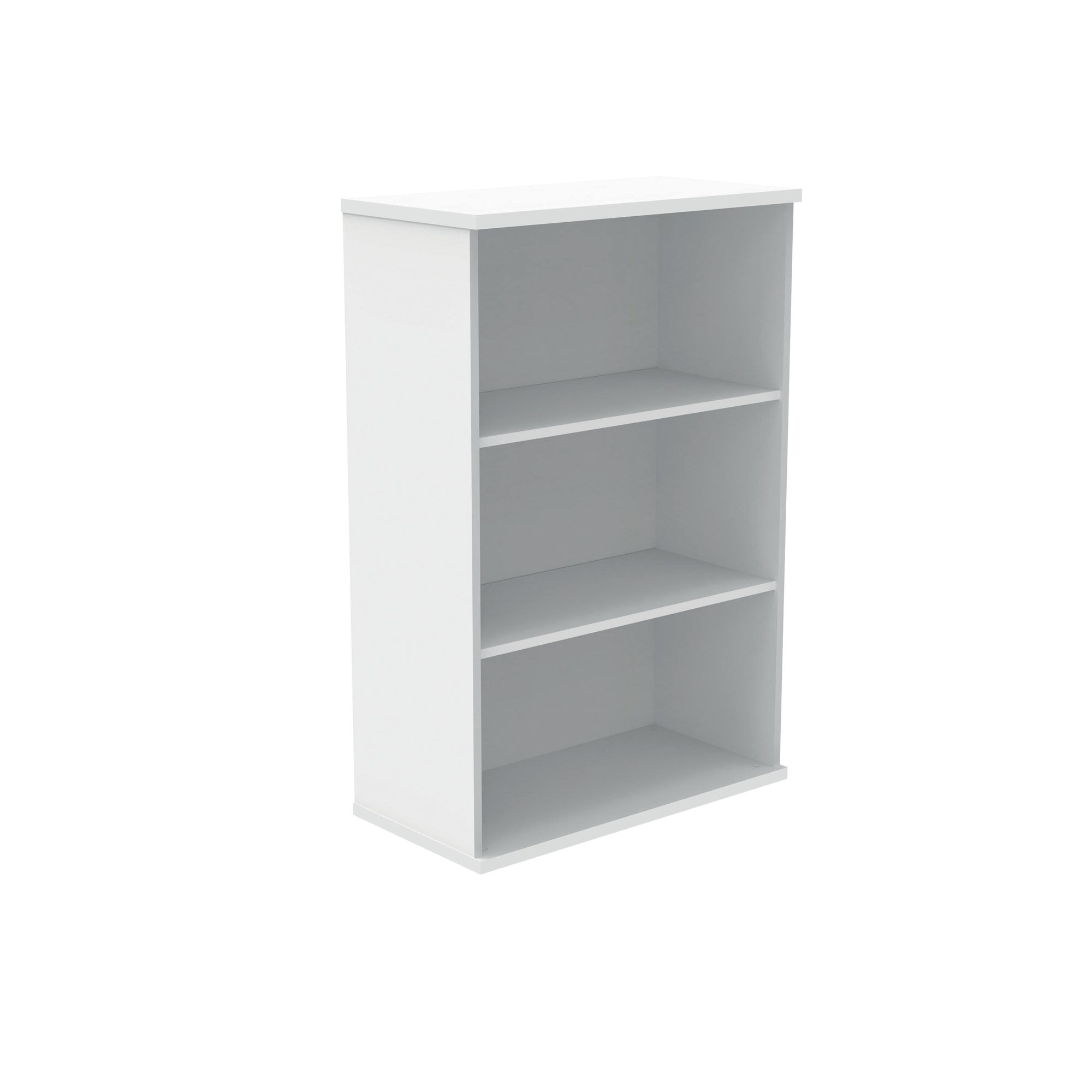 POLARIS BOOKCASE 2SHLF 1204H ARC WHT