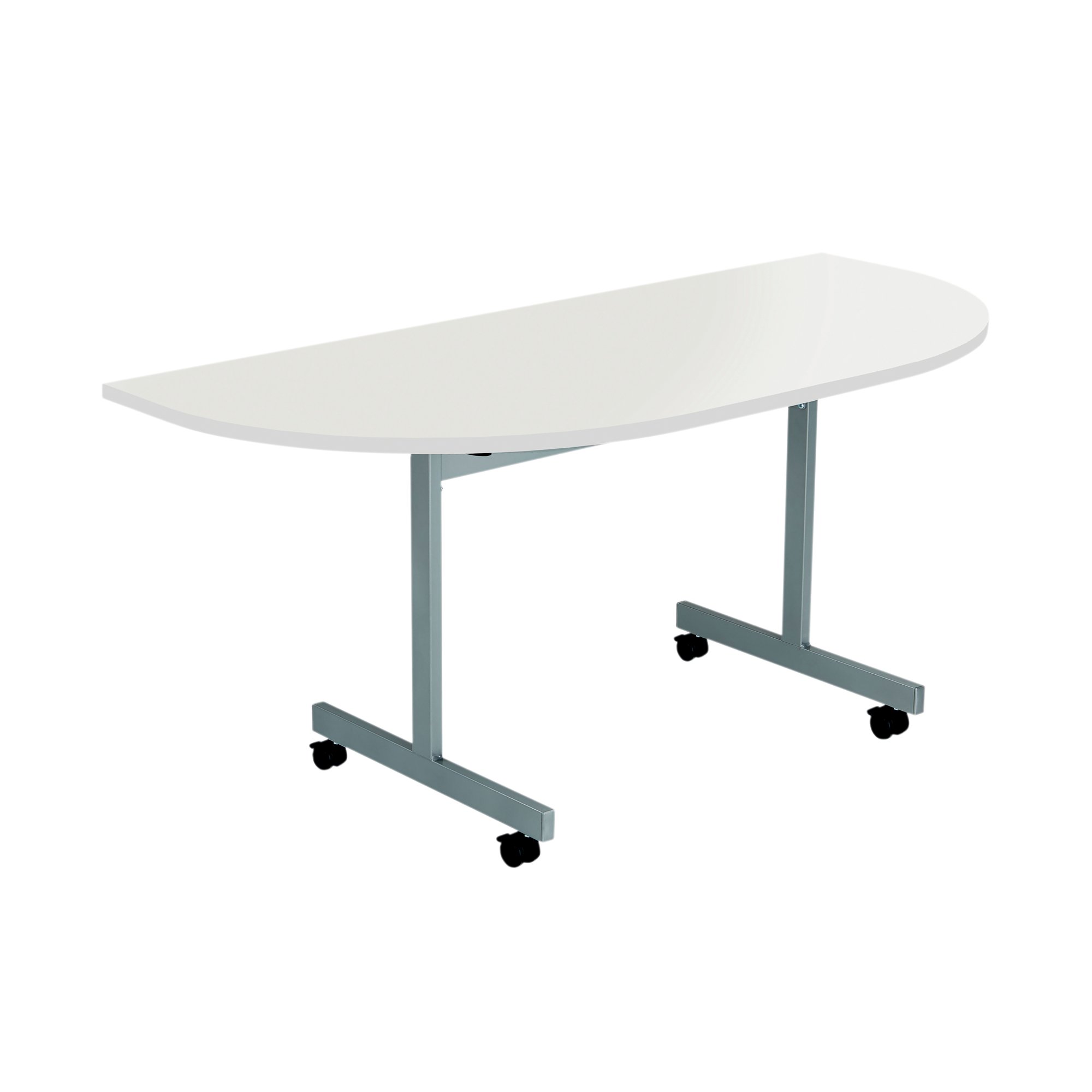 JEMINI D-END TILT TABLE 800 WHITE