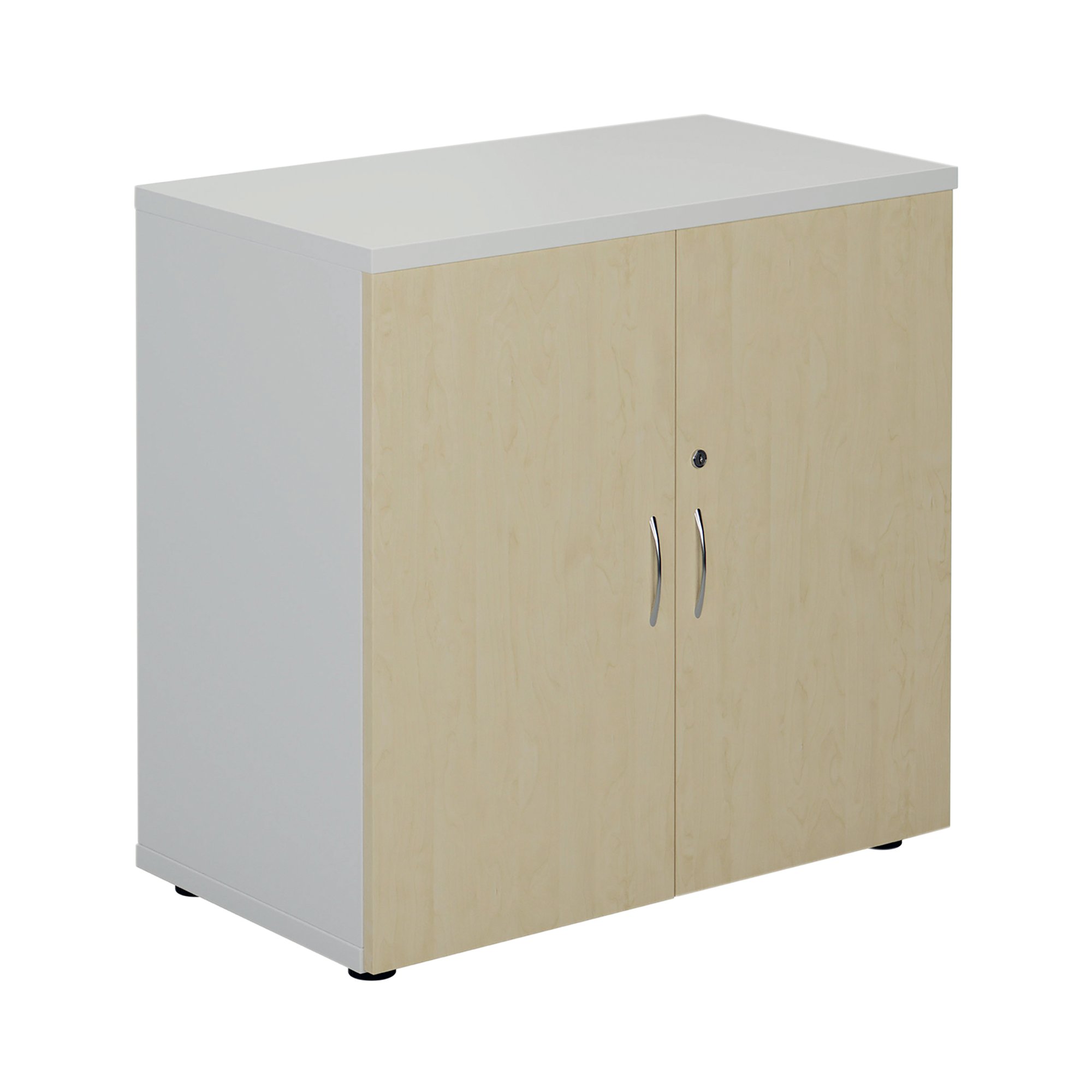 JEMINI CUPBOARD 800X450 WHITE/MAPLE