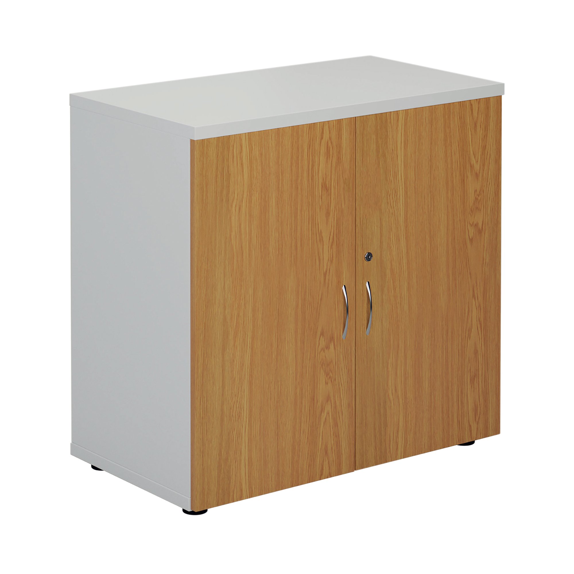 JEMINI CUPBOARD 800X450 WHT/NOVA OAK