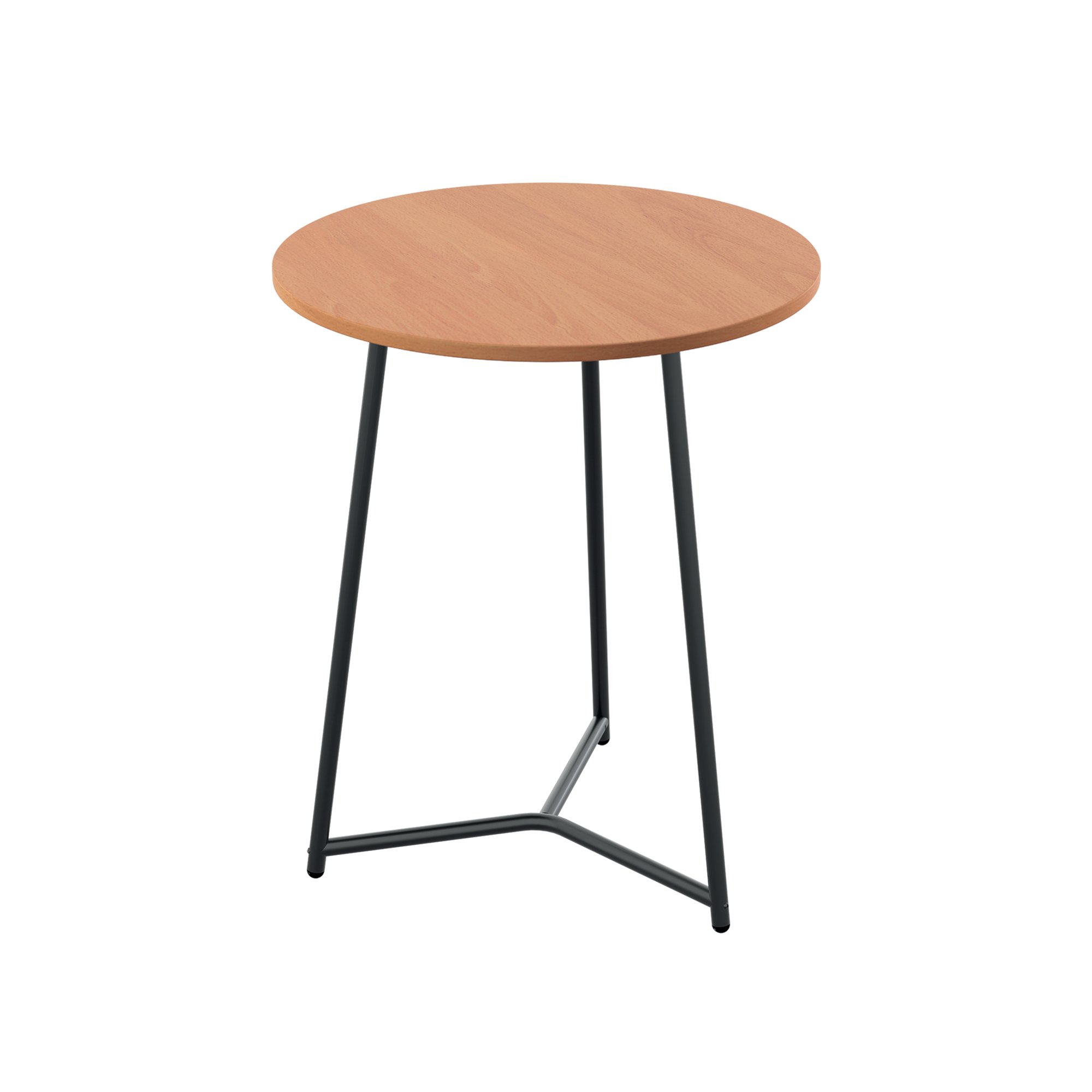 SHORE MID TABLE 600X735MM BCH/BLK