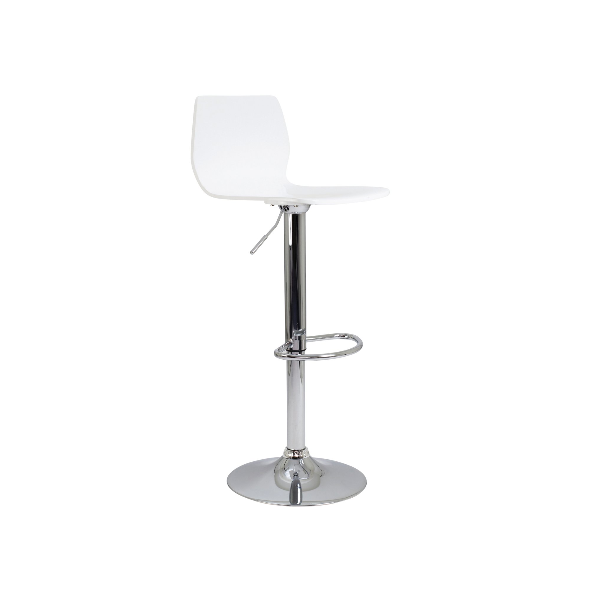 JEMINI STORK HIGH STOOL 450X410 WHT