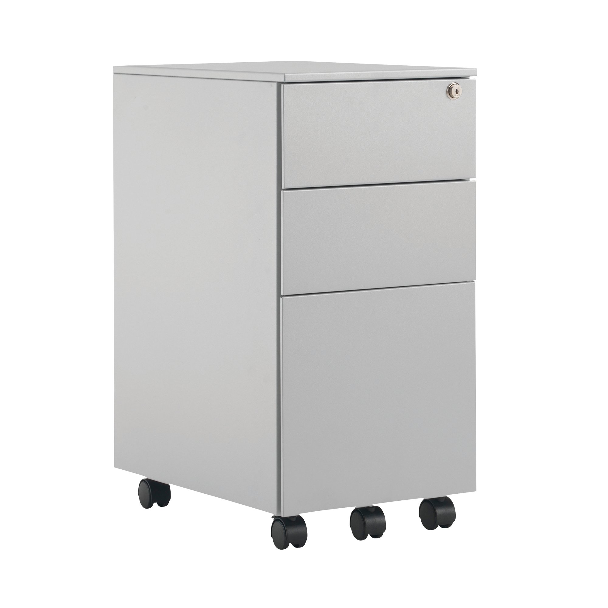 FIRST 3 DRW UNDER DESK PEDESTAL SLV