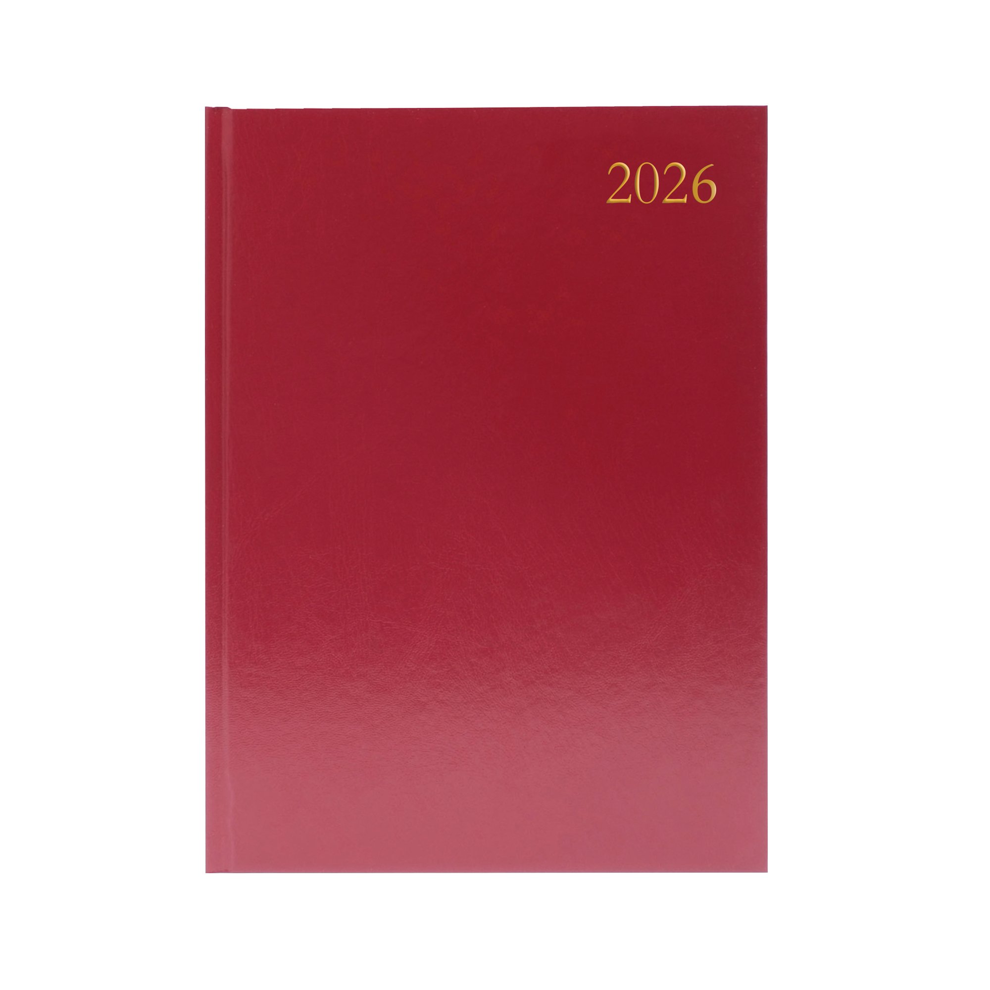 DESK DIARY DPP A4 BURGUNDY 2026