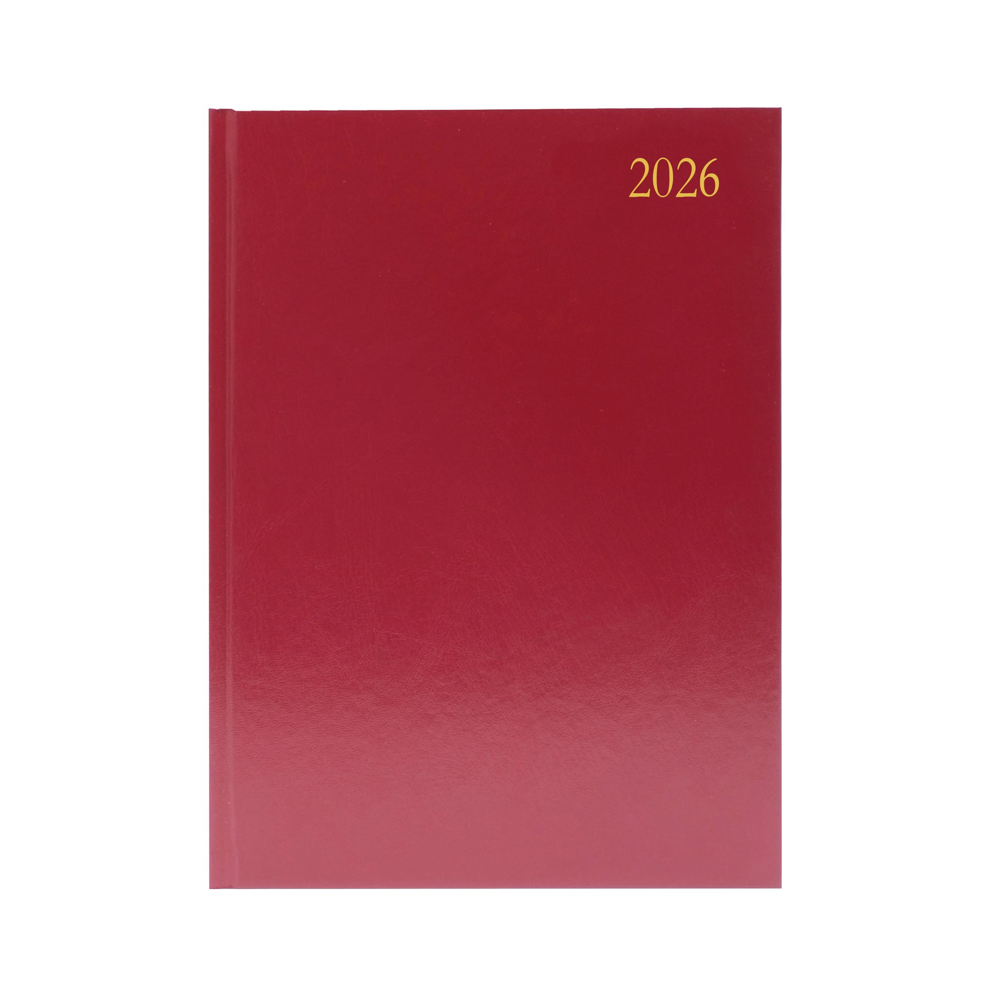 DESK DIARY WTV A4 BURGUNDY 2026