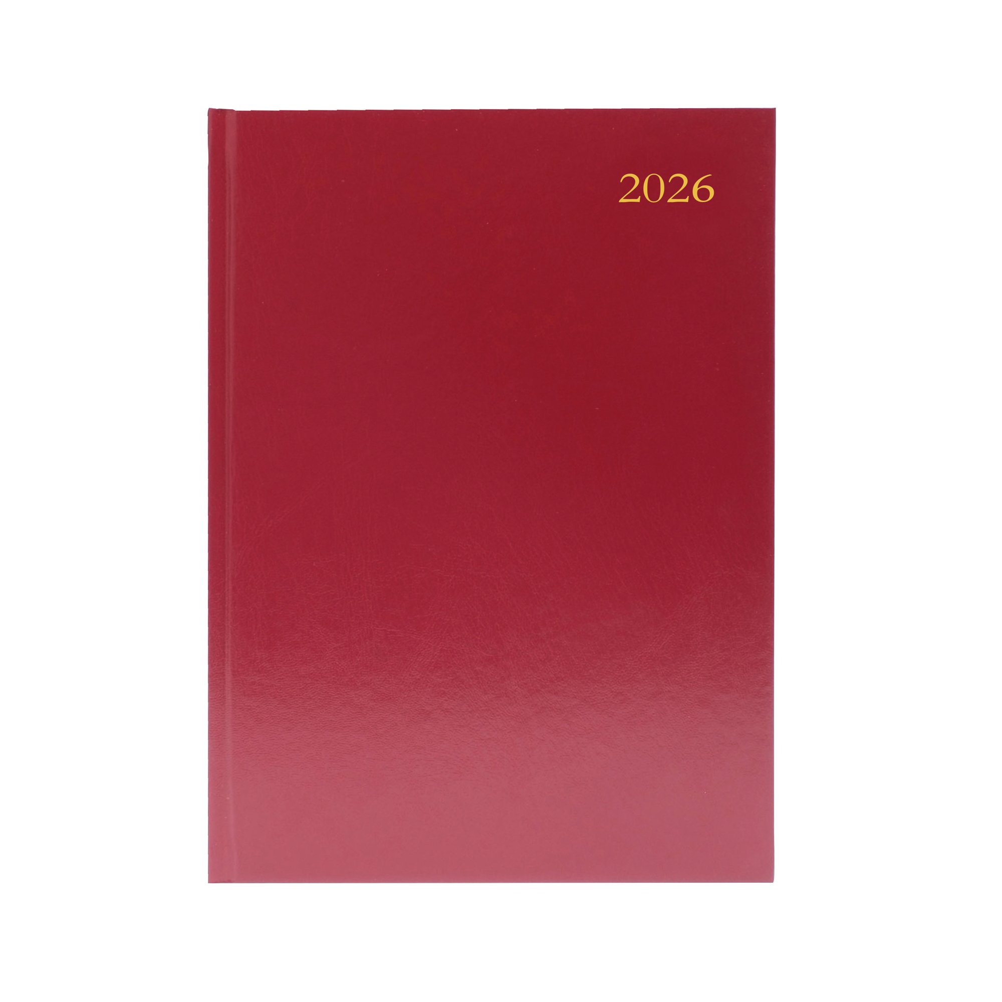 DESK DIARY WTV A5 BURGUNDY 2026