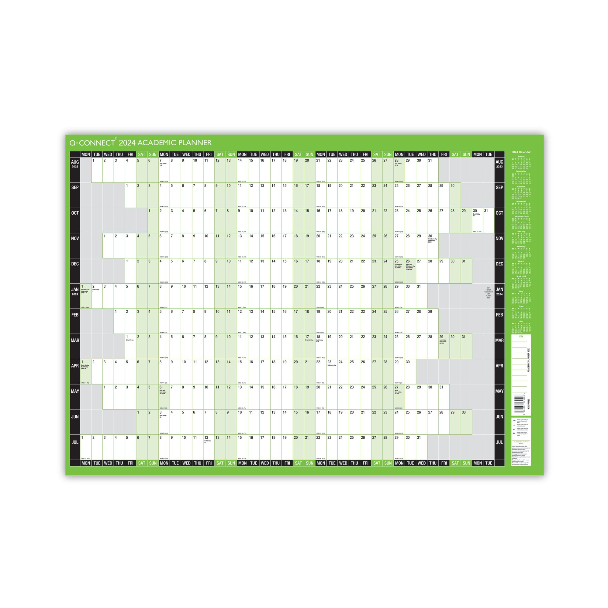 Q-CONNECT ACAD PLANNER MNTD 2024-25