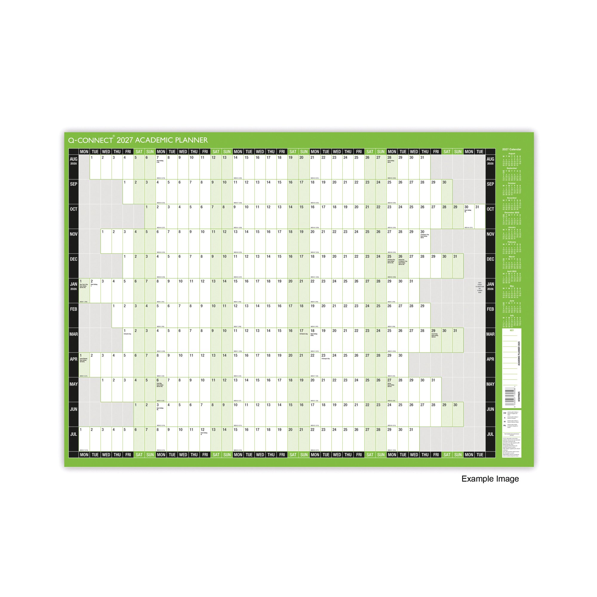 Q-CONNECT ACAD PLANNER MTD 2027-28