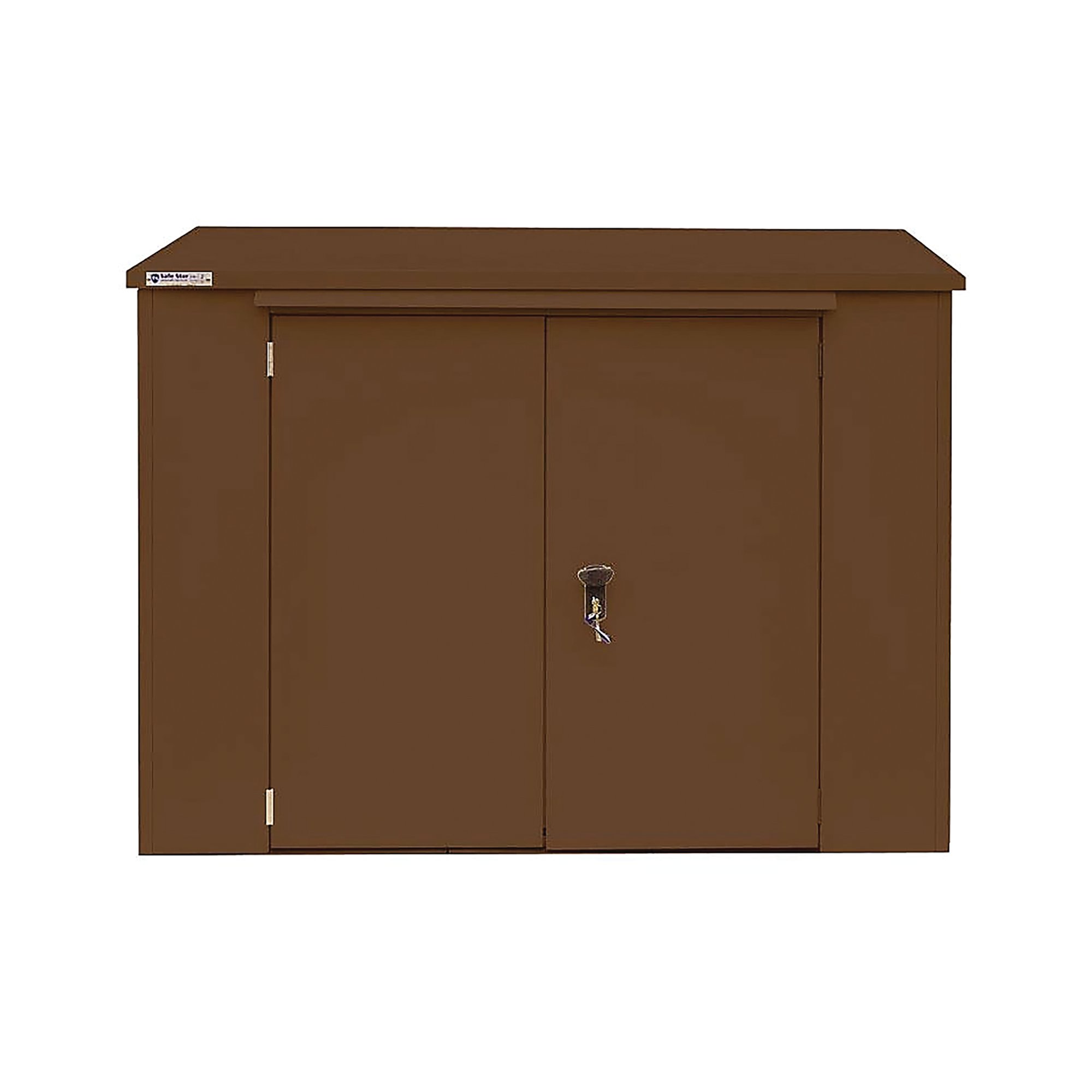 RICHMOND 6X3 METAL OUTDOOR SHED BRWN