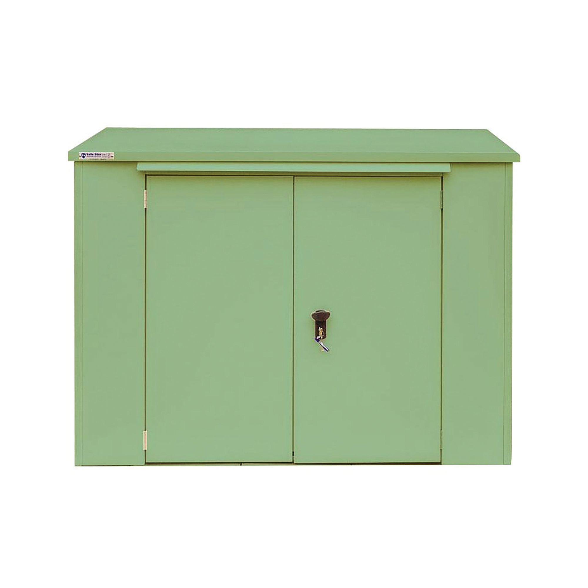 RICHMOND 6X3 METAL SHED LIGHT GREEN