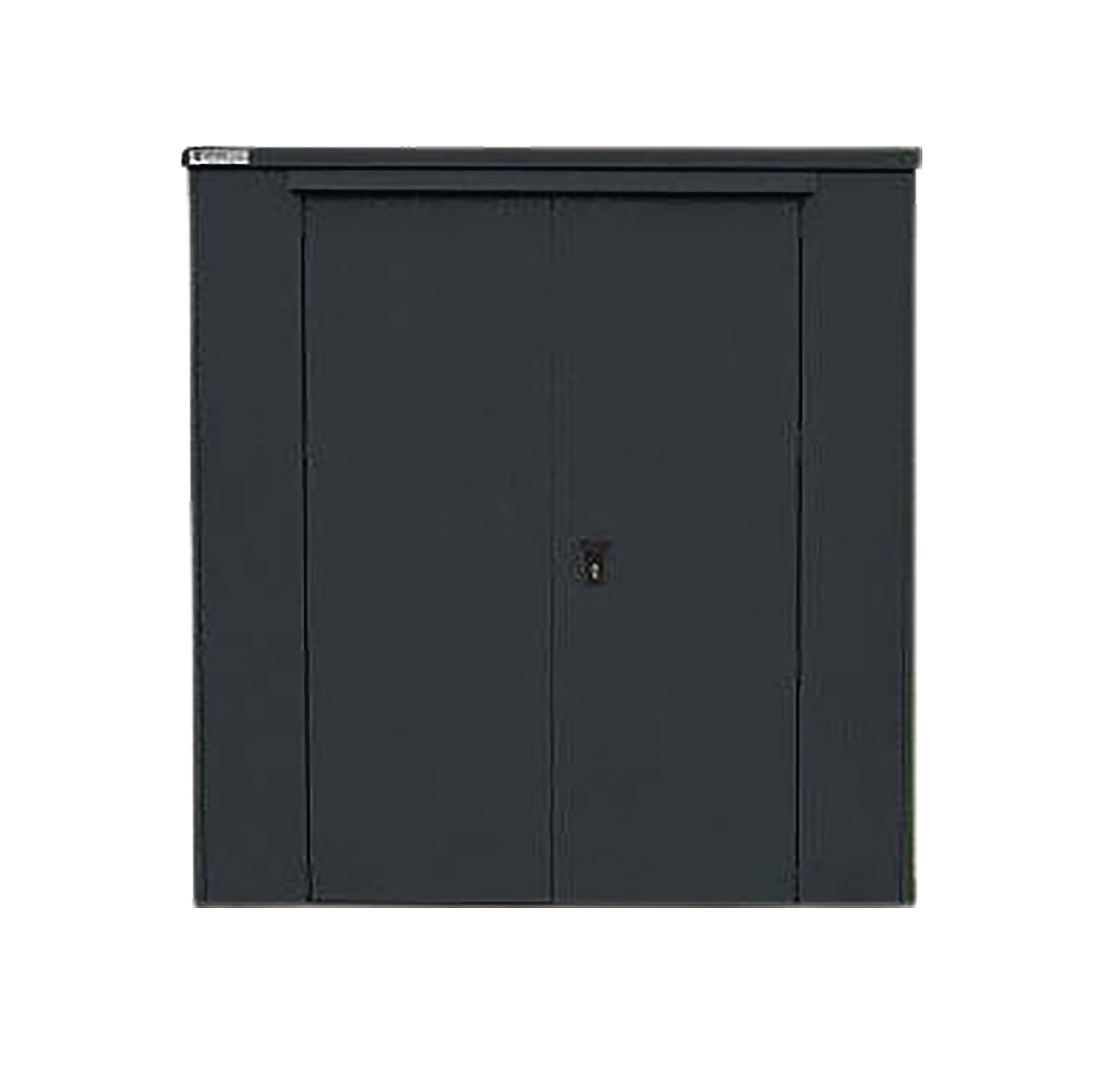 HARROGATE 6X6 METAL SHED DARK GREY