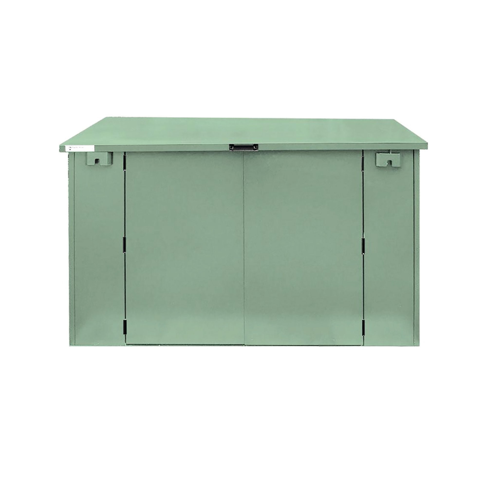 RIPON 6X3 METAL SHED LIGHT GREEN