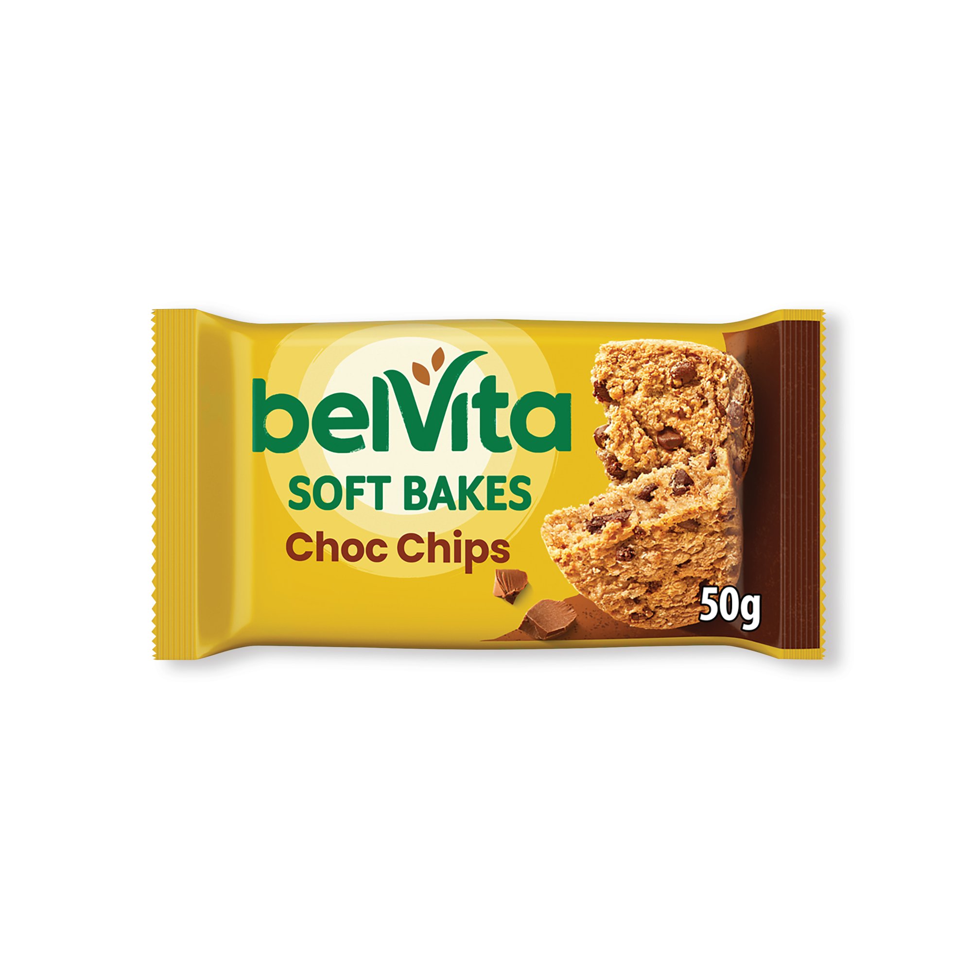 BELVITA SOFT BAKE CHOC CHIP 50G PK20