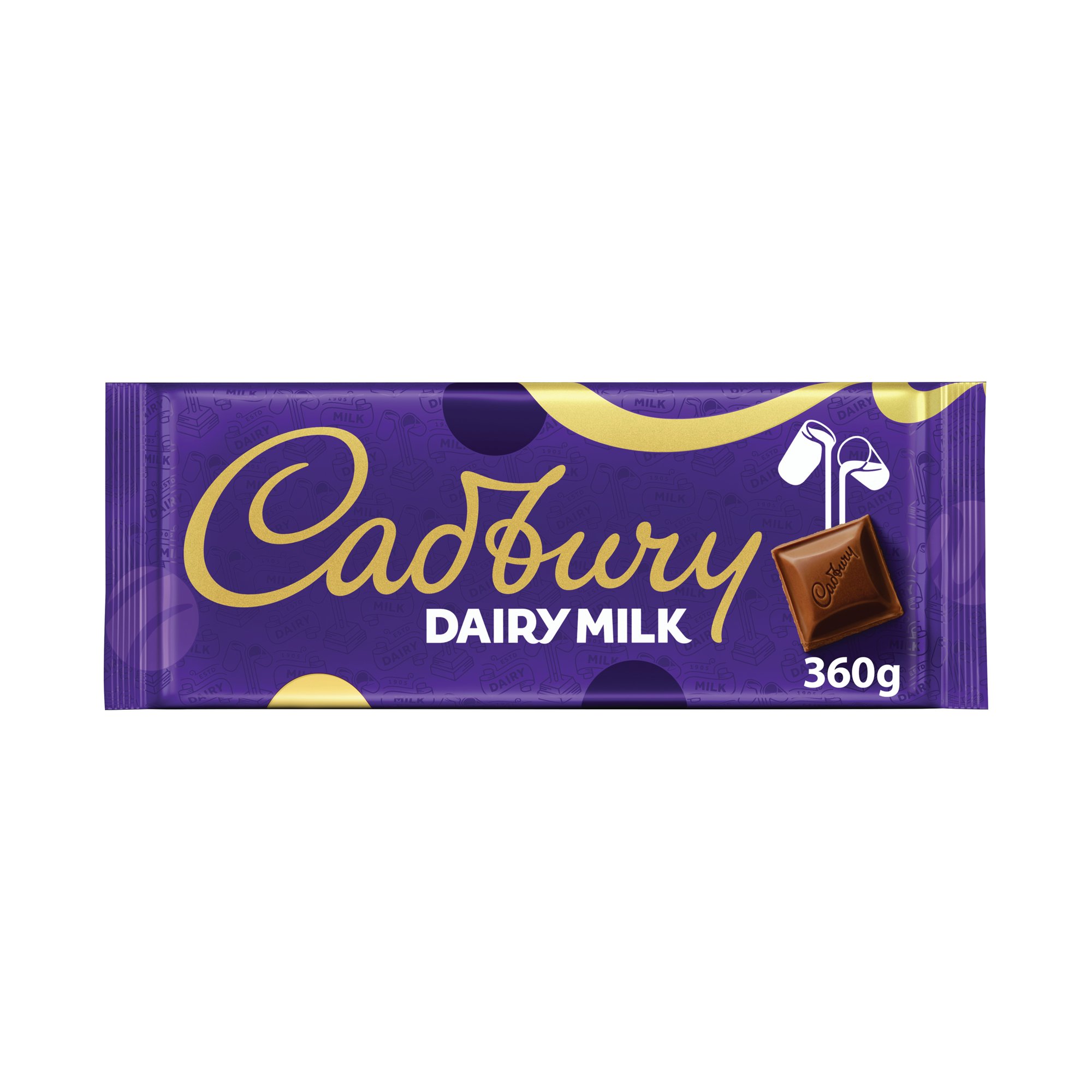 CADBURY DAIRY MILK CHOCOLATE 360G