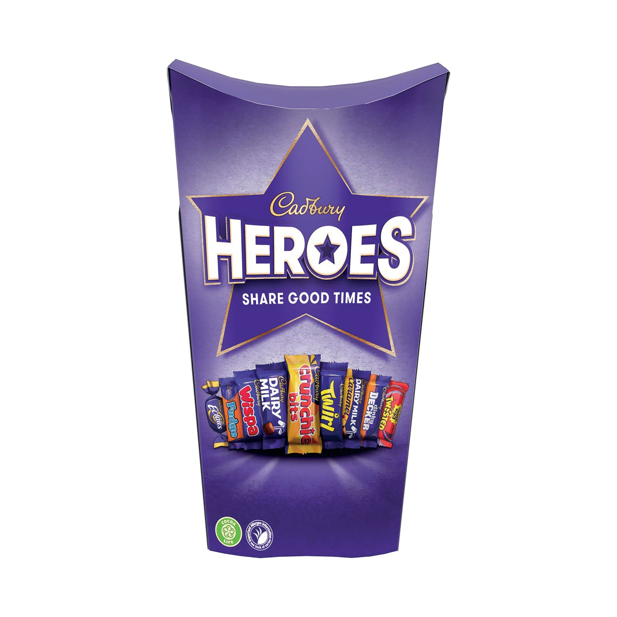 CADBURYS HEROES CHOC CARTON 290G