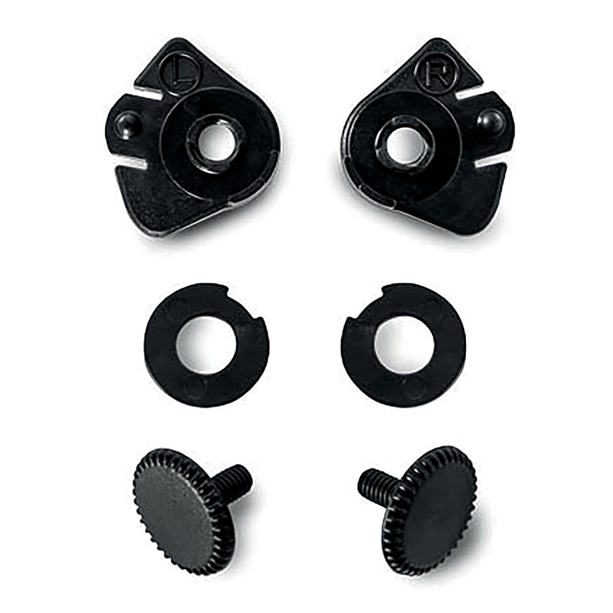 KASK VISOR SCREW SET BLACK