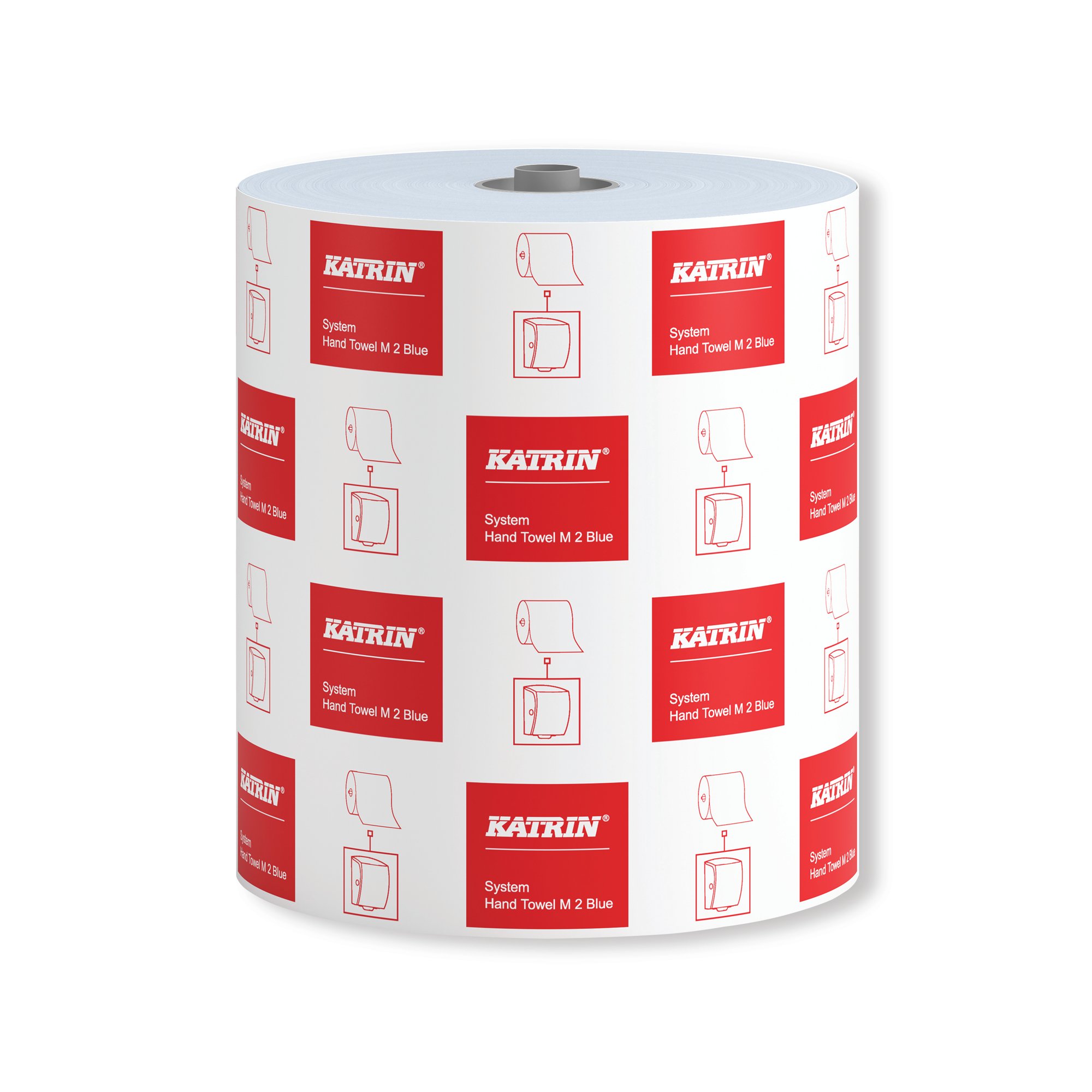 KATRIN TOWEL ROLL 2PLY MED BLUE PK6