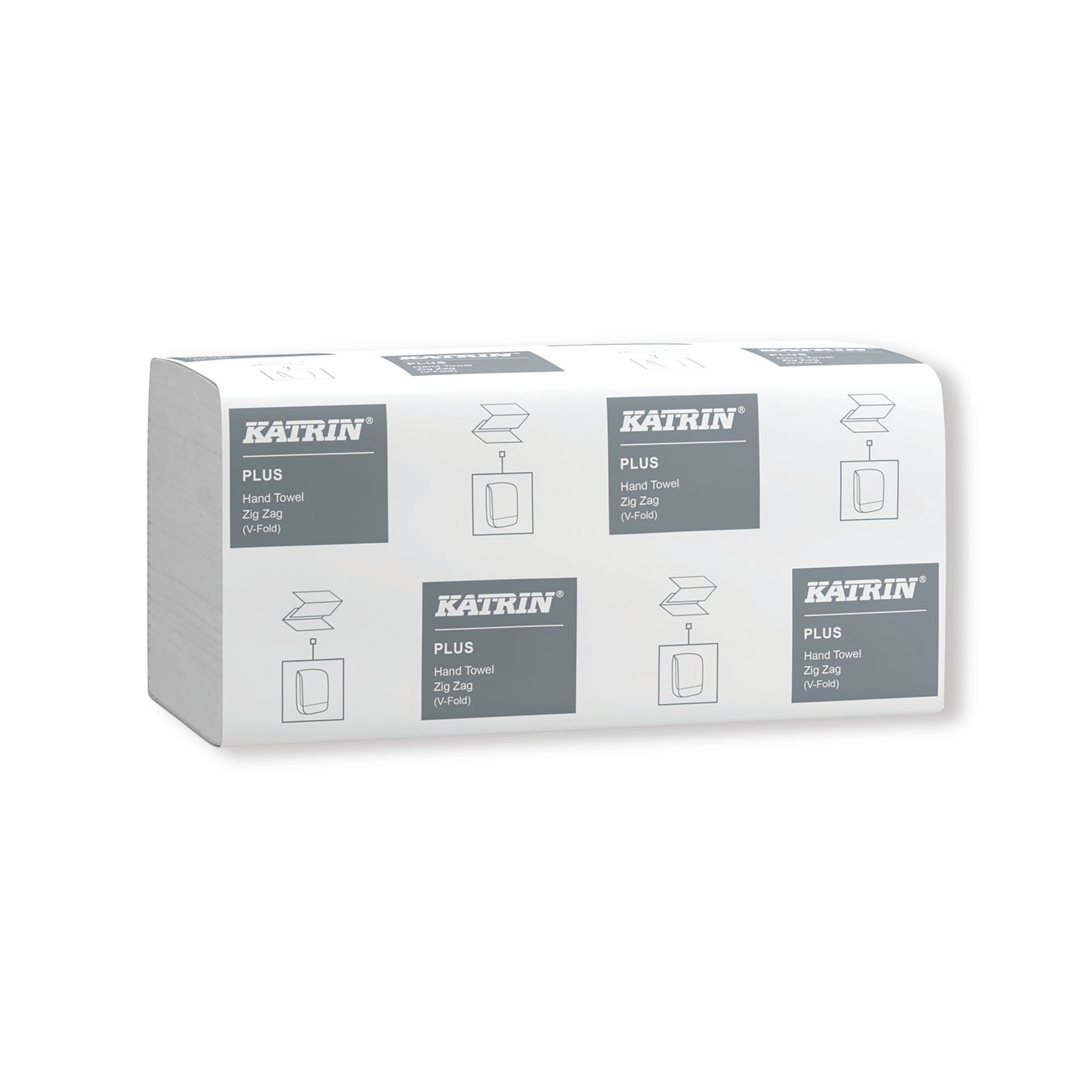 KATRIN PLUS HTWL V-FOLD 1PLY PK6000