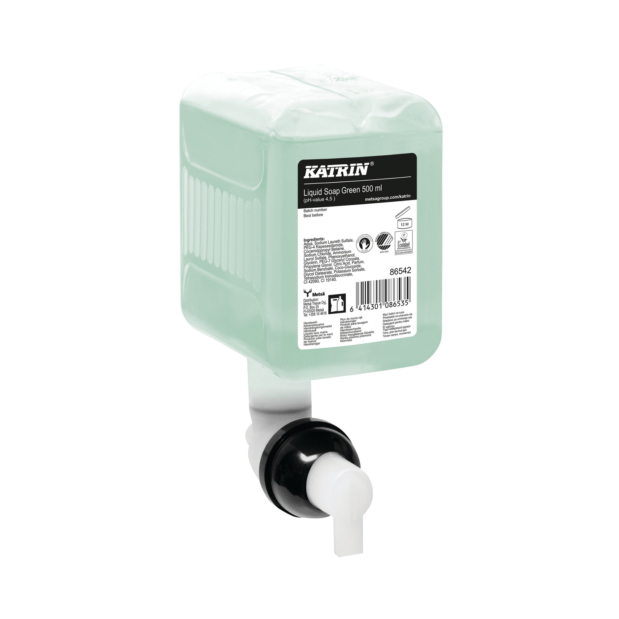 KATRIN HAND WASH LIQ RFL 500ML PK12