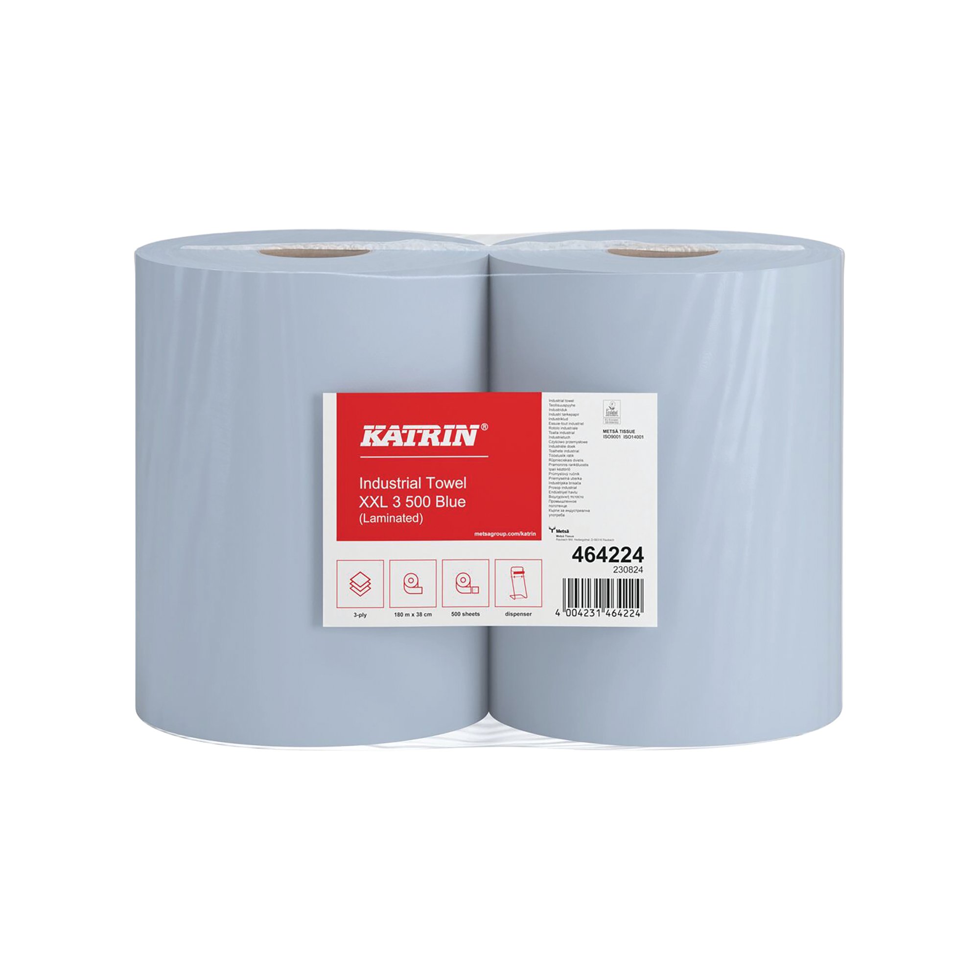 KATRIN HAND TOWEL RL BLUE 500 SH PK2