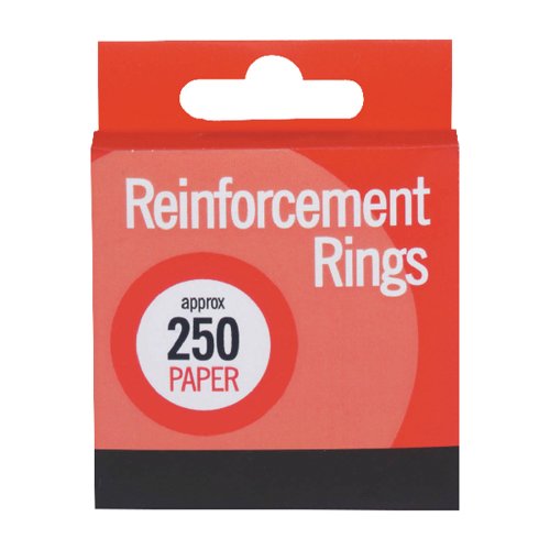 County Stationery Paper Reinforcements x250 (Pack of 12) C334 County Stationery Paper Reinforcements x250 (Pack of 12) C334