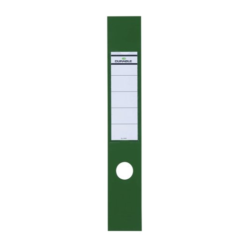 Durable ORDOFIX Self Adhesive Spine Label 60x390mm Green (Pack of 10) 8090/05 Durable ORDOFIX Self Adhesive Spine Label 60x390mm Green (Pack of 10) 8090/05