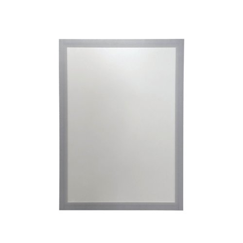 Announce Frame Solo A4 Magnetic Stripes Silver Grey (Pack of 2) AA50004 Announce Frame Solo A4 Magnetic Stripes Silver Grey (Pack of 2) AA50004