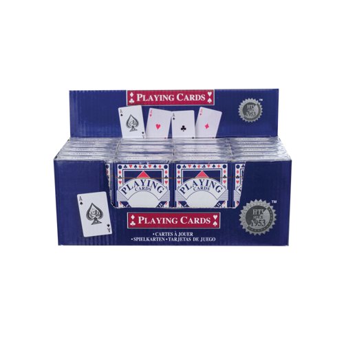 HTI Toys Plastic Coated Playing Cards (Pack of 24) 211 20805 HTI Toys Plastic Coated Playing Cards (Pack of 24) 211 20805