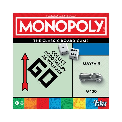Mattel Monopoly Classic Board Game 285 G0009 Mattel Monopoly Classic Board Game 285 G0009