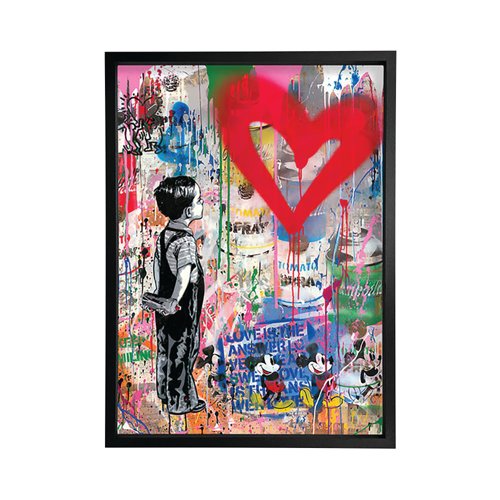 Heart Ponder Framed Print A2 16x24 Inches FP1STFAD50049A2S Heart Ponder Framed Print A2 16x24 Inches FP1STFAD50049A2S
