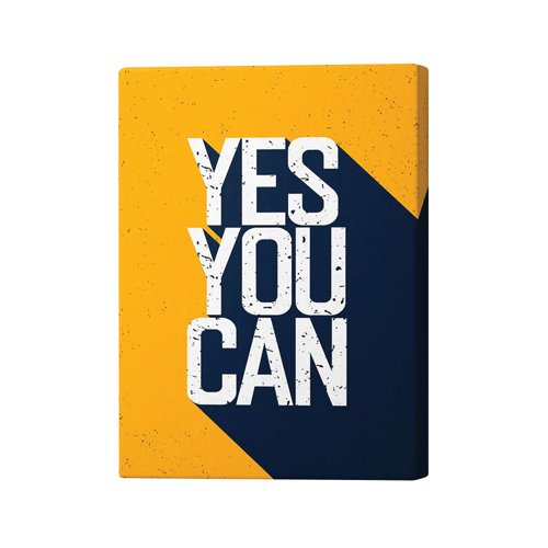 Yes You Can Canvas Print 20x32 Inches SC1STVCD17826M Yes You Can Canvas Print 20x32 Inches SC1STVCD17826M