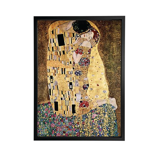 Klimt The Kiss Framed Print A2 16x24 Inches FP1STVCD02271A2S Klimt The Kiss Framed Print A2 16x24 Inches FP1STVCD02271A2S
