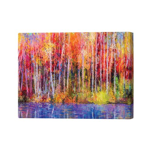 Abstract Forest Colour Strokes Canvas Print 26x40 Inches SC1STVCD30291L Abstract Forest Colour Strokes Canvas Print 26x40 Inches SC1STVCD30291L