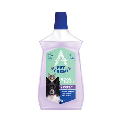 Astonish Pet Fresh Floor Cleaner 1 Litre (Pack of 12) C2625 Astonish Pet Fresh Floor Cleaner 1 Litre (Pack of 12) C2625