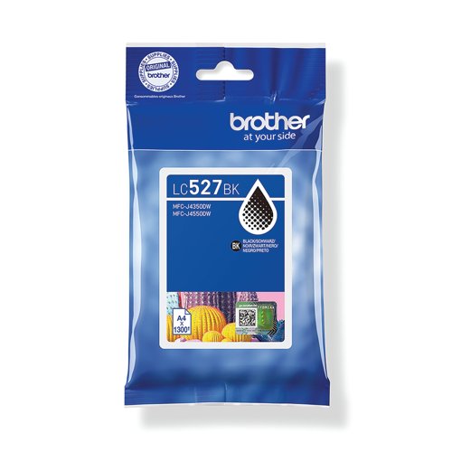 Brother LC-527Bk Black Ink Cartridge LC527BK Brother LC-527Bk Black Ink Cartridge LC527BK