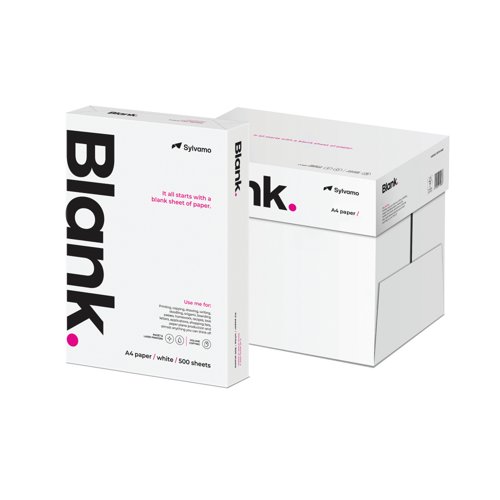 Blank A4 White 70gsm Copier Paper 5 Reams Pallet of 48 Boxes BLANK070X701P Blank A4 White 70gsm Copier Paper 5 Reams Pallet of 48 Boxes BLANK070X701P