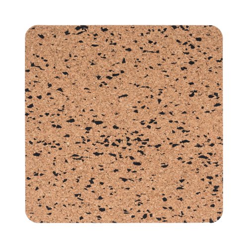 Bi-Office Eco Frameless Square Board Double-Sided Cork/Black Eva 30x30cm SF1054412397 Bi-Office Eco Frameless Square Board Double-Sided Cork/Black Eva 30x30cm SF1054412397