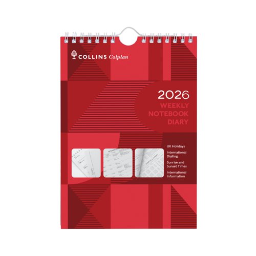 Collins Week To View Notebook Diary 2026 6026 Collins Week To View Notebook Diary 2026 6026