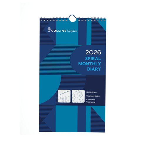Collins Month To View Wirebound Diary 2026 6426 Collins Month To View Wirebound Diary 2026 6426