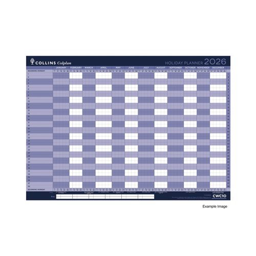 Collins A1 Holiday Planner 2026 CWC10-26 Collins A1 Holiday Planner 2026 CWC10-26