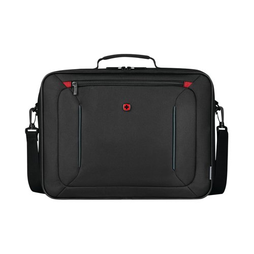 Wenger BQ 16 Inch Laptop Case Clamshell Opening 420x80x330mm Black 611907 Wenger BQ 16 Inch Laptop Case Clamshell Opening 420x80x330mm Black 611907