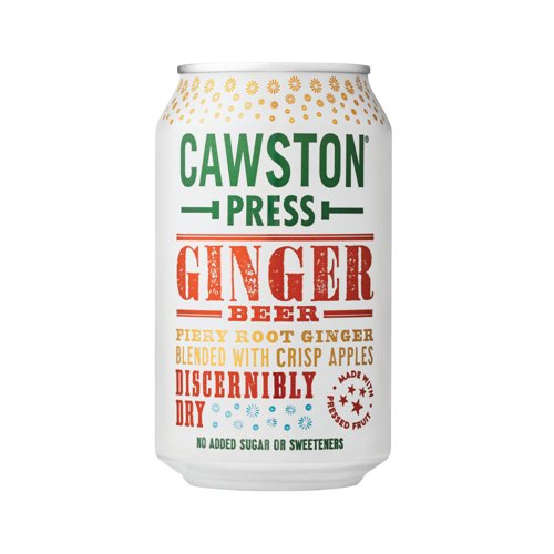 Cawston Press Ginger Beer Soft Drink 330ml Can (Pack of 24) CANS104 Cawston Press Ginger Beer Soft Drink 330ml Can (Pack of 24) CANS104