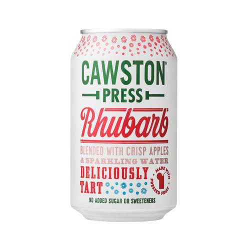 Cawston Press Sparkling RhubarbSoft Drink 330ml Can (Pack of 24) CANS102 Cawston Press Sparkling RhubarbSoft Drink 330ml Can (Pack of 24) CANS102