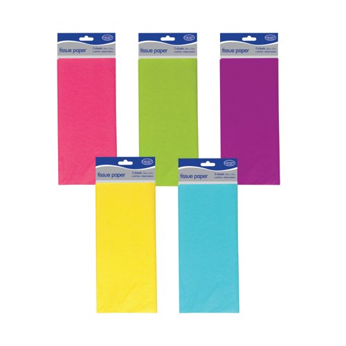 County Stationery Tissue Paper C6 500x750mm Assorted x5 (Pack of 36) C6 County Stationery Tissue Paper C6 500x750mm Assorted x5 (Pack of 36) C6
