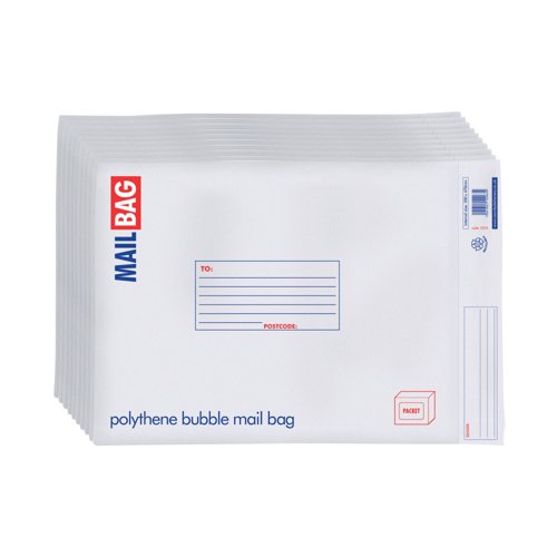 County Stationery Poly Bubble Envelope Extra Large 350x470mm (Pack of 10) C275 County Stationery Poly Bubble Envelope Extra Large 350x470mm (Pack of 10) C275